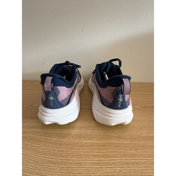 Hoka Womens Skyflow Pink/ Blue Running Shoes Sz 9 B - Picture 4 of 6